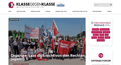 Desktop Screenshot of klassegegenklasse.org