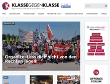 Tablet Screenshot of klassegegenklasse.org